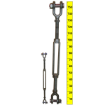 Zip Wire Tensioning – 12mm Straining Screws Jaw Jaw Long v2