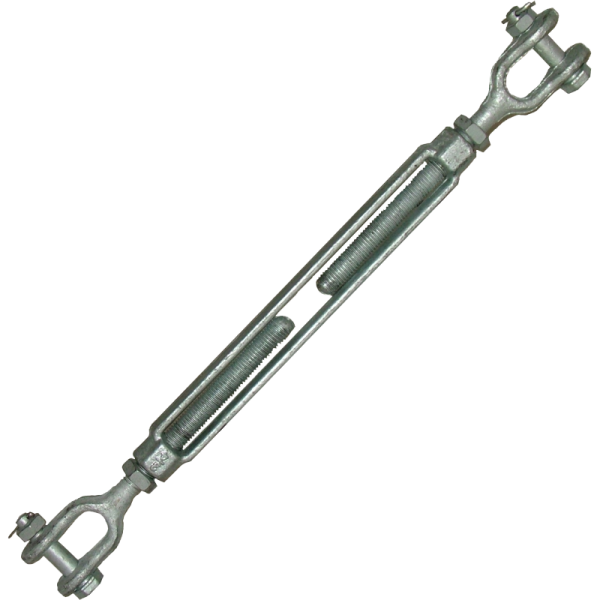 Zip Wire Tensioning – 12mm Straining Screws Jaw Jaw Short v1