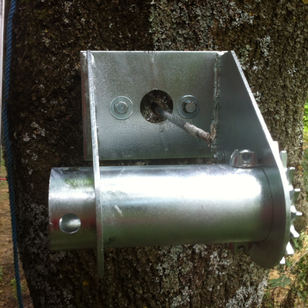 Zip Wire Tensioning – Drum 12mm Cable Tensioner Device Flat v4