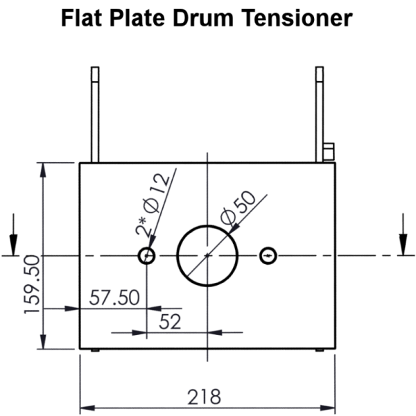 Zip Wire Tensioning – Drum 12mm Cable Tensioner Device Flat v5