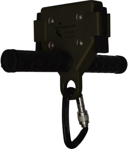 Zip Wire Trolley – 8mm Silver Powder Coated With Handles