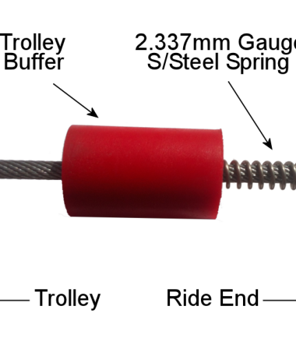 Zip Wire Brake – Spring 1.5m For 10mm