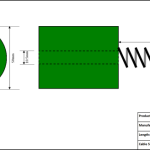 Zip Wire Brake – 3.0m Spring for 8mm